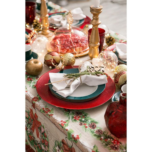 Скатерть новогодняя «Этель. Новогоднее настроение», 147×110 см,100% хлопок, саржа 190 г/м², с ГМВО