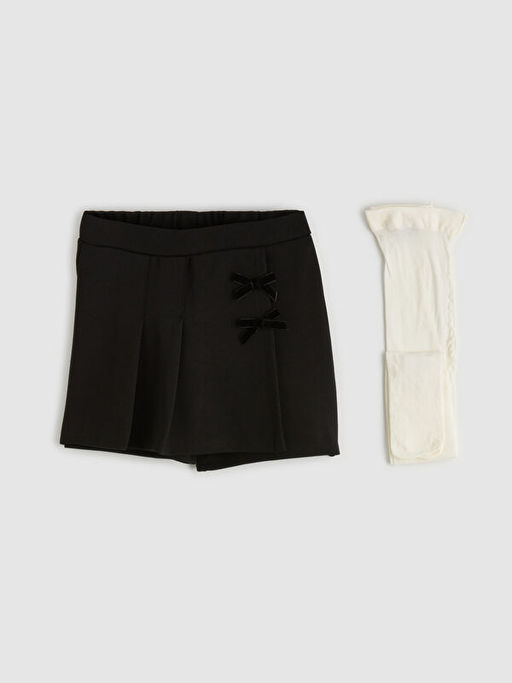 K?z ?ocuk ?ort ve K?lotlu ?orap Tak?m?