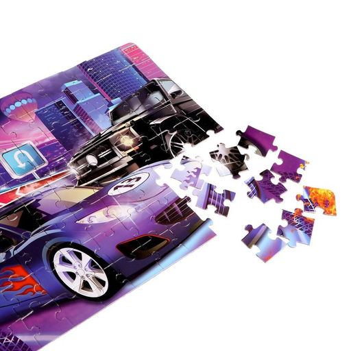 Пазлы светящиеся Крутые тачки, 88 деталей - Puzzle time фото 3