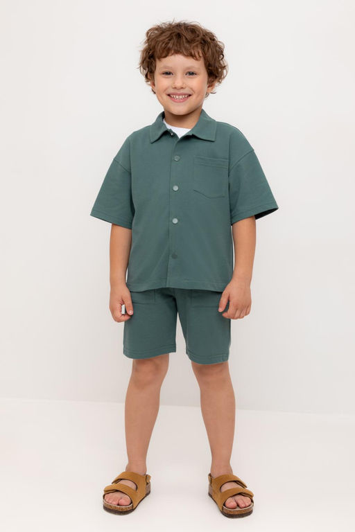 КР 400814-1/темный малахит к556 шорты для мал - Crockid фото 2