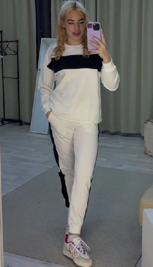 Мягкий уютный костюм из хлопкового футера. - Solo mio фото 17