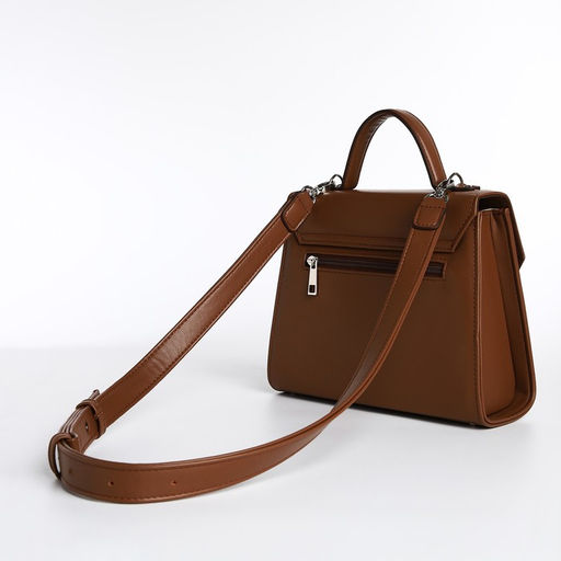 Сумка женская TEXTURA, мессенджер, средний размер, цвет коричневый  фото 2