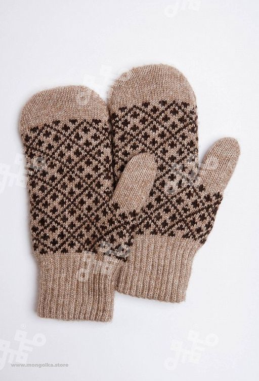Шерстяные варежки (арт. 04177) - Тод оймс ххк фото 2