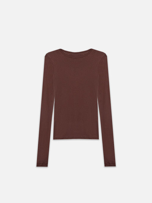 Лонгслив женский коричневый - Mark formelle фото 5