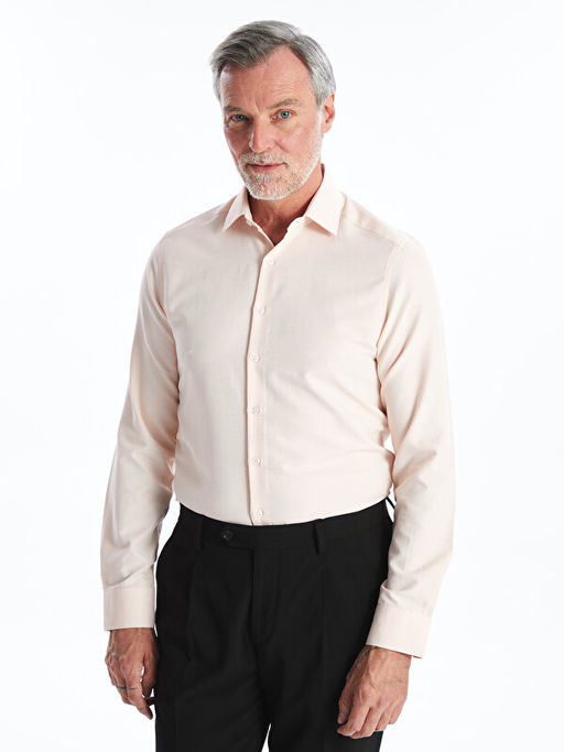 Slim Fit Uzun Kollu Arm?rl? Erkek Dokulu G?mlek - Waikiki фото 2