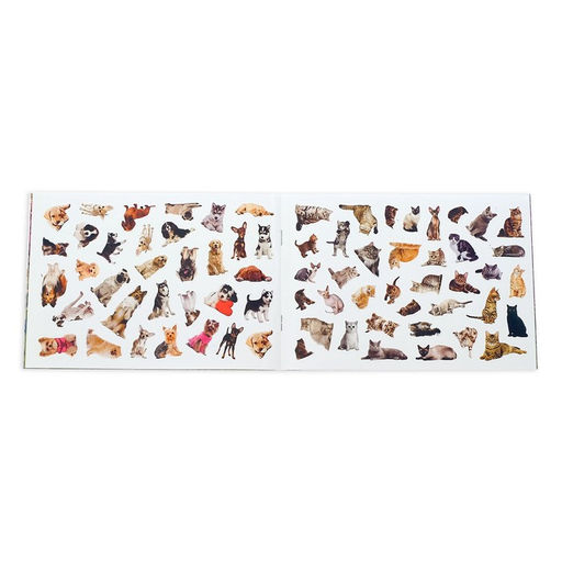 Наклейки детские «111 наклеек. Кошки и собаки», 12 стр.