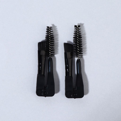 Набор кистей для макияжа «МИНИ», 2 шт., чёрный