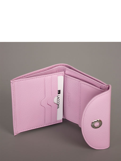 LACCOMA кошелек LA-2075-фиолетовый натуральная кожа  фото 3