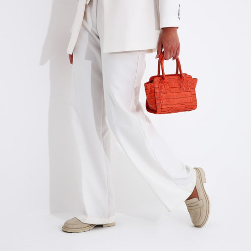 Сумка-тоут на молнии, цвет оранжевый - Simaland фото 3