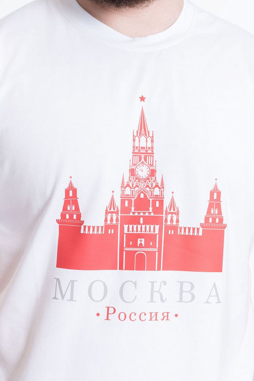 Футболка с принтом П124050к белый - Елена фото 5