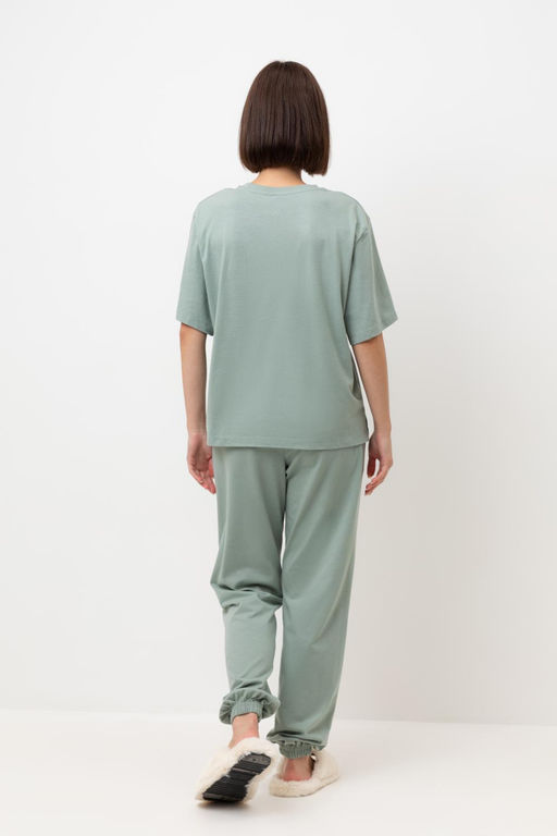 Е 20151/сухой зеленый пижама жен