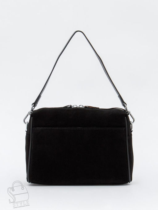 Сумка женская кожаная 6169Q black Polina&Eiterou