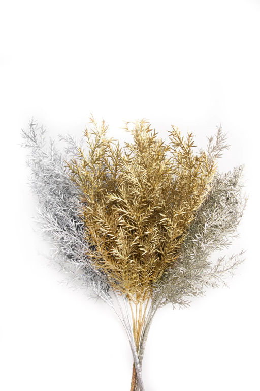 Кустик декоративный 36 см (SF-7339) светлое золото №24 - Больше подарков фото 3