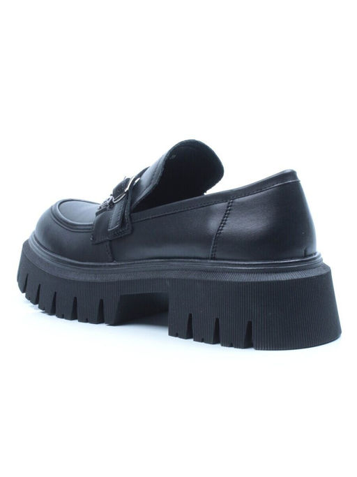 03-C1812-1 BLACK Лоферы женские (натуральная кожа)