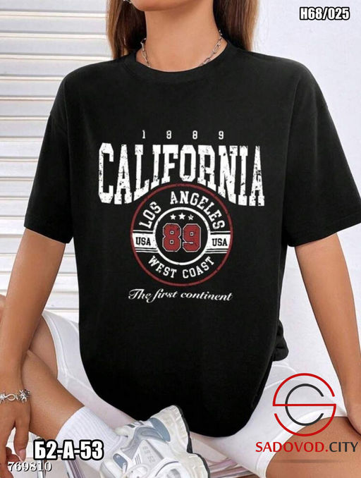 Футболка оверсайз женская