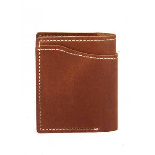 Портмоне мужское Croco-ПР-1065 натуральная кожа 1 отд, 4 карм, коричневый пулл-ап матовый (219) 263795  фото 2