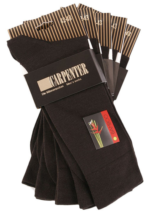 Носки мужские (в упаковке 5 пар) CARPENTER Cr-11/06 т.коричневый
