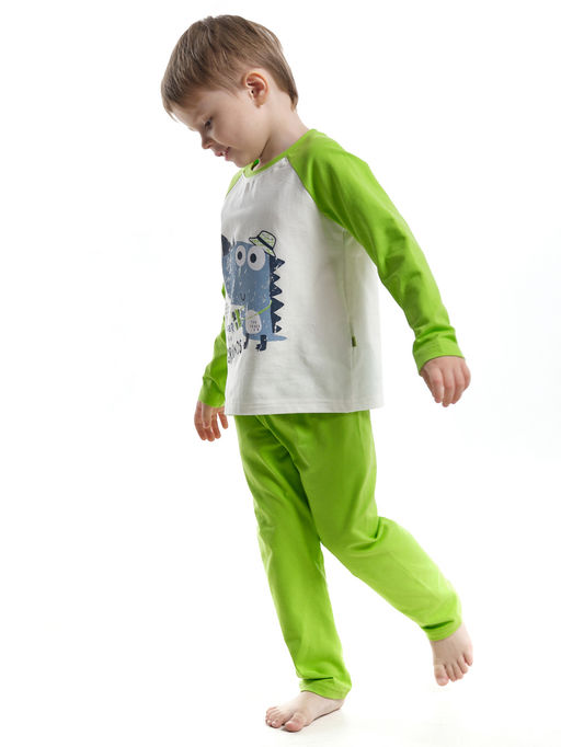 Пижама для мальчика UD 1151 салатовый