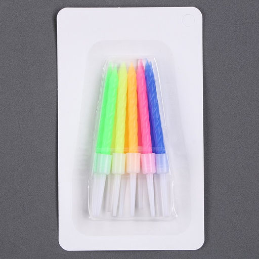 Набор для украшения торта: топпер С днём рождения, 1 шт., 10 свечей - Страна карнавалия фото 6