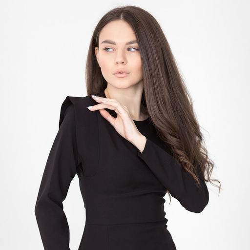 Платье женское короткое MIST: Dresses, чёрное, размер 46