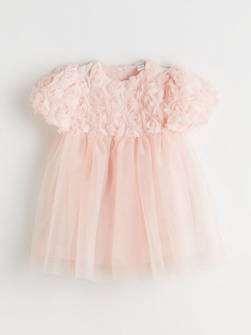 Bisiklet Yaka K?z ?ocuk Abiye Elbise