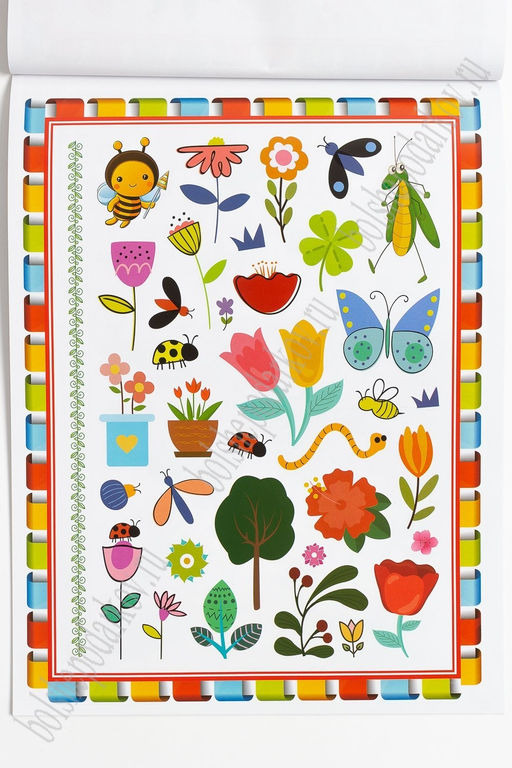 Альбом наклеек 22,7*30 см (6 листов) SF-5570, №3 - Больше подарков фото 4