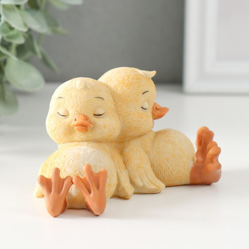 Фигурка полистоун «Спящие утята», 11×6×5.5 см
