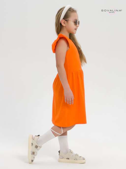Платье Феечка оранжевая - Sovalina фото 18