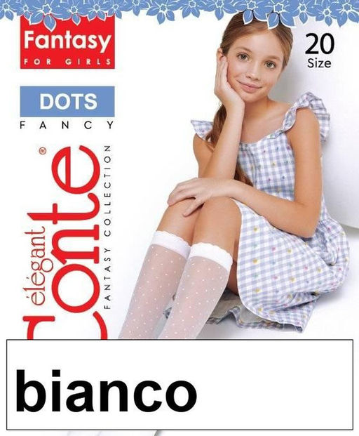 Гольфы дет. DOTS 22С-4СП р,18  (45/5) КСЗ - biancо