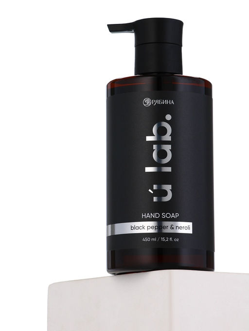 Мыло для рук жидкое, 450 мл, аромат чёрный перец и нероли, ULAB - URAL LAB фото 10