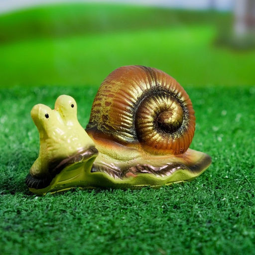 Садовая фигура из полистоуна «Улитки», 13×7.5 см, набор 4 шт.