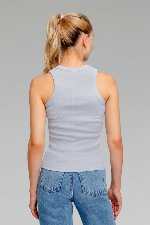 Арт.3201/7 Майка женская 42-46 (3 шт) Цвет:серый меланж - Калинка фото 4