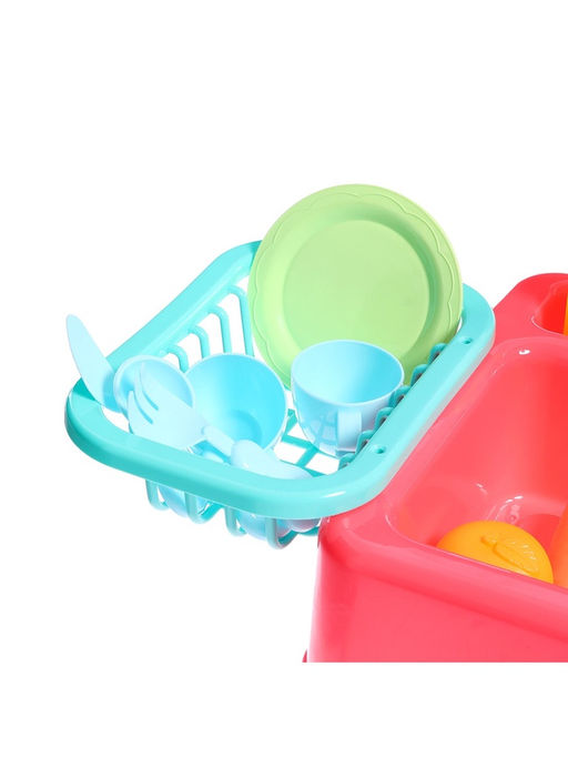 Игровой набор Раковина с набором посуды, циркулирует вода - Simaland фото 3