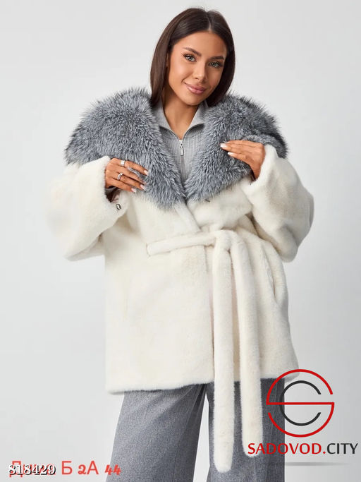 Шуба женская из искусственного меха