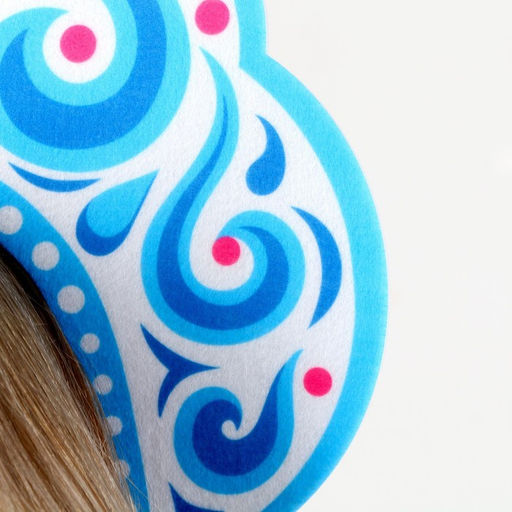 Кокошник карнавальный «Зимняя королева», фетр