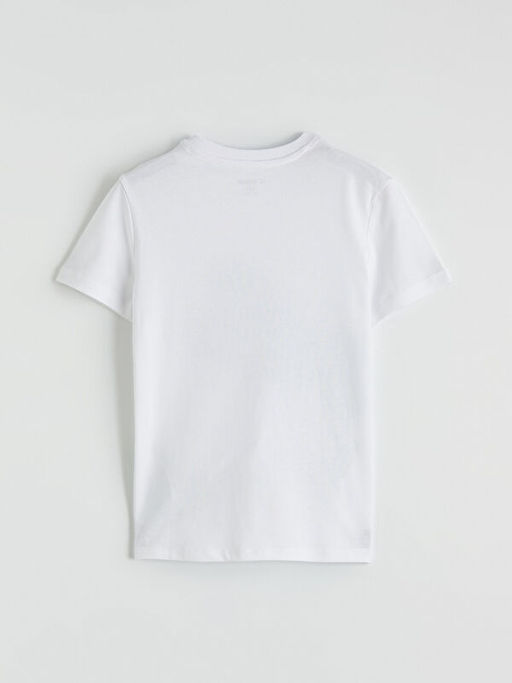 Bisiklet Yaka Dinozor Bask?l? Erkek ?ocuk Ti??rt