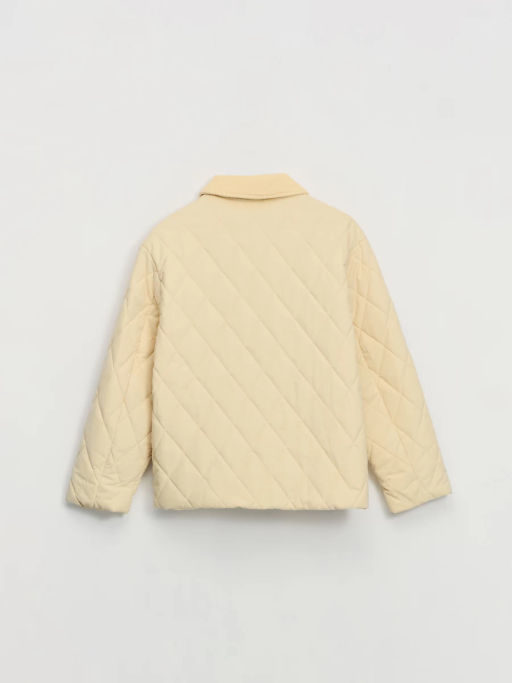 Куртка стёганая с вельветовым воротником / Zarina  фото 3