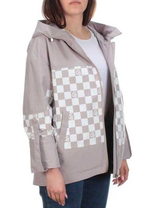 F8605 BEIGE Ветровка женская MARIA - Фабричный китай фото 8