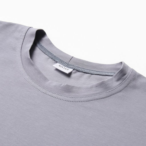 Футболка женская MINAKU: Basic line, серая, размер 44