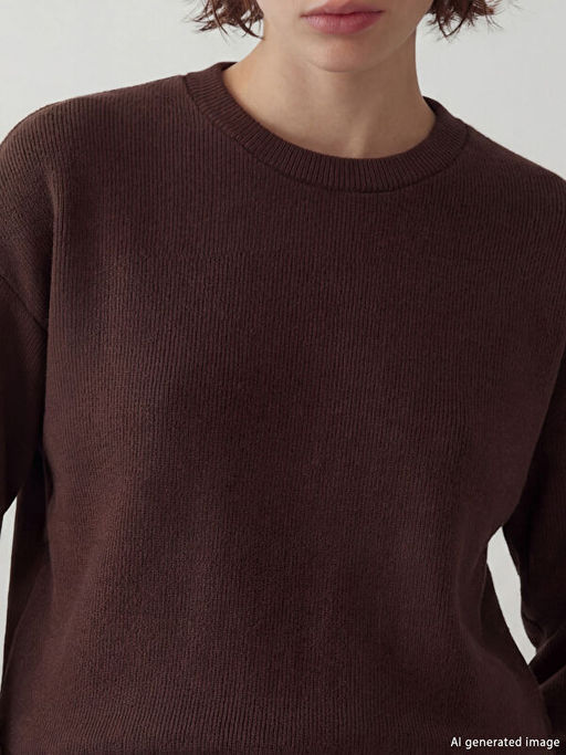 Bisiklet Yaka Kad?n Sweatshirt