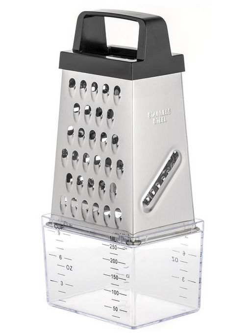 Терка - 4 поверхности, контейнер 250мл, высота 15см LARA (LR07-55)  фото 7