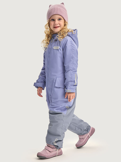 Комбинезон 8м8626 лаванда/светло-серый