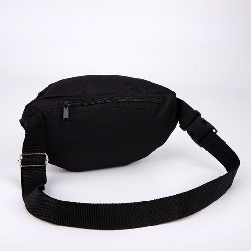 Сумка поясная Бесите, 28х7х14 см, отдел на молнии, наружный карман, цвет чёрный - Nazamok фото 4