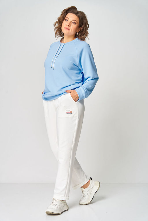 Джемпер Rumoda 2270 голубой  фото 8