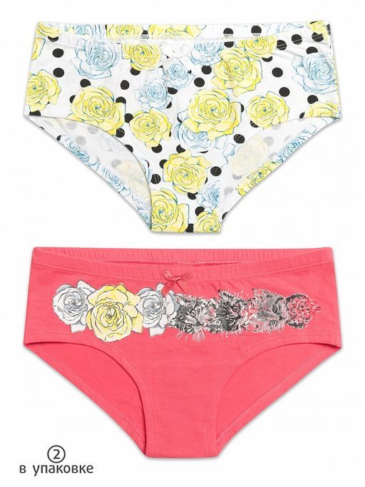 GUHB4209(2шт. в упаковке) трусы для девочек