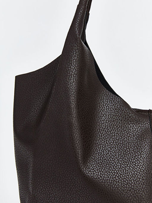 Deri G?r?n?ml? Kad?n Omuz ?antas?
