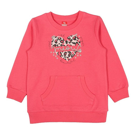 CRB wear/CWK 62467 платье модель туника для девочки, розовый/Ex.Cherubino  фото 2