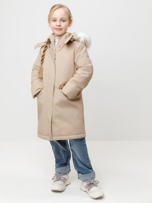 ВК 38107/9 ГР пальто для дев - Crockid фото 3