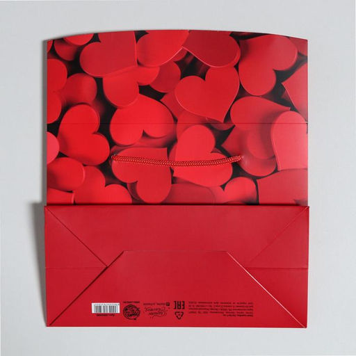 Цена за 2 шт. Пакет—коробка, подарочная упаковка, «Love», 23×18×11 см