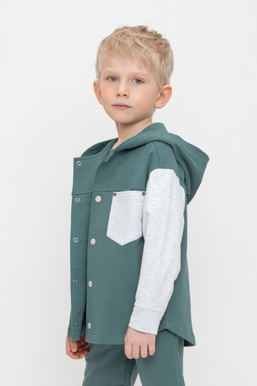 Crockid _ КР 302404/темный малахит к530 жакет для мал  фото 4